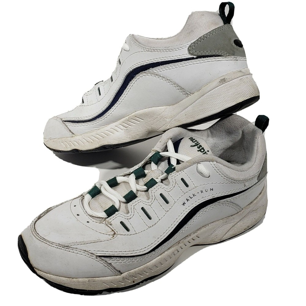 Easy Spirit Romy Walk Run Women's Shoes Sneakers Size 8  White Blue Lace Up